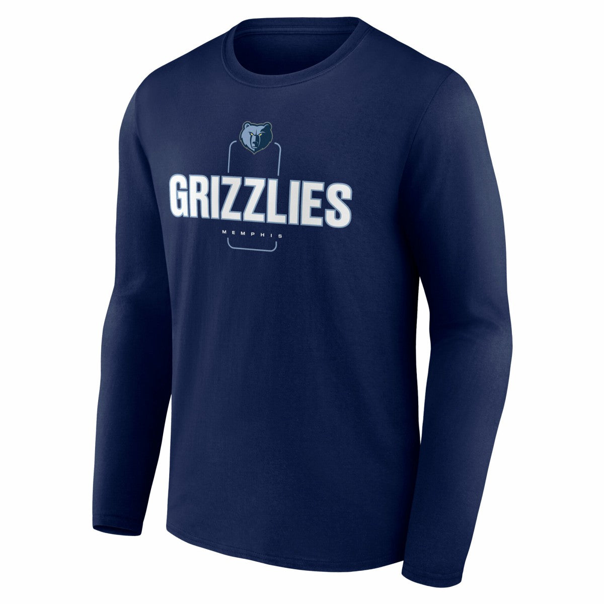 Memphis Grizzlies Center Court Name & Number Custom Long Sleeve T-Shirt