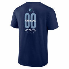 Memphis Grizzlies Center Court Name & Number Custom T-Shirt