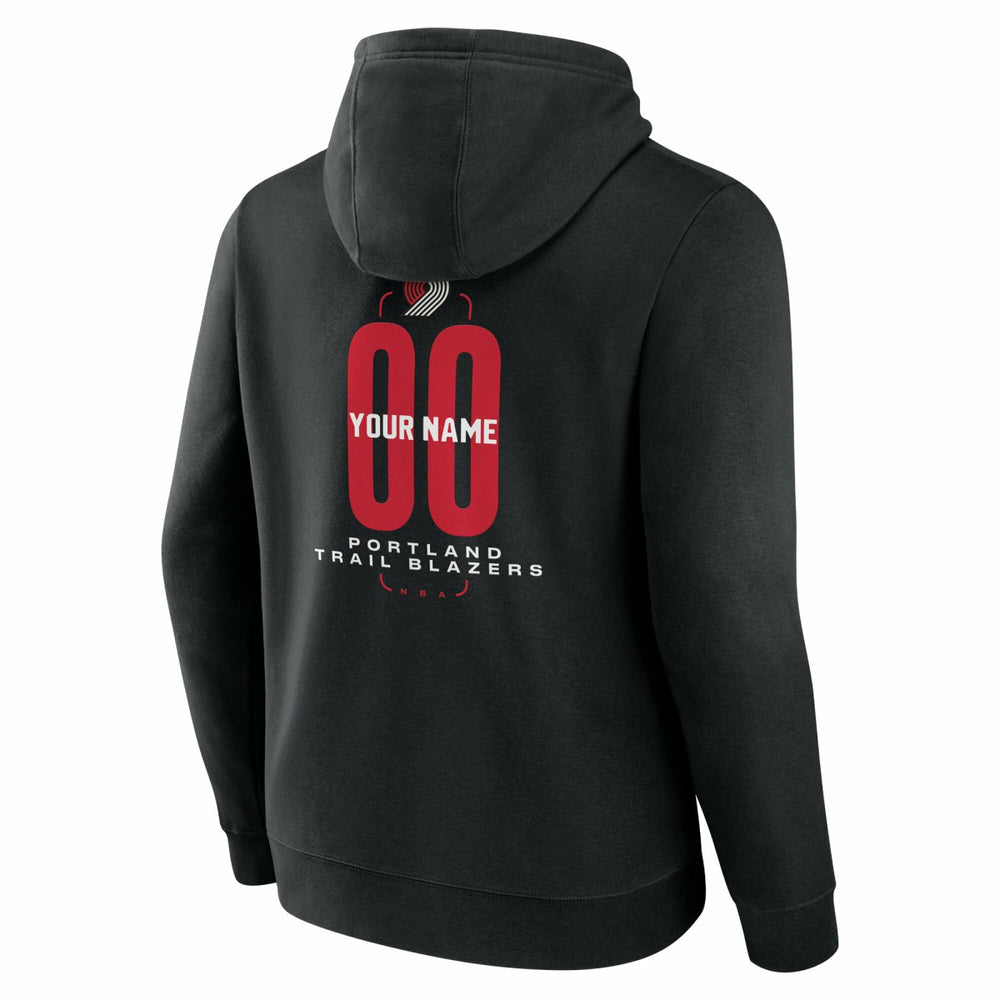 Portland Trail Blazers Center Court Name & Number Custom Hoodie