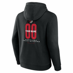 Portland Trail Blazers Center Court Name & Number Custom Hoodie
