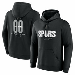 San Antonio Spurs Center Court Name & Number Custom Hoodie