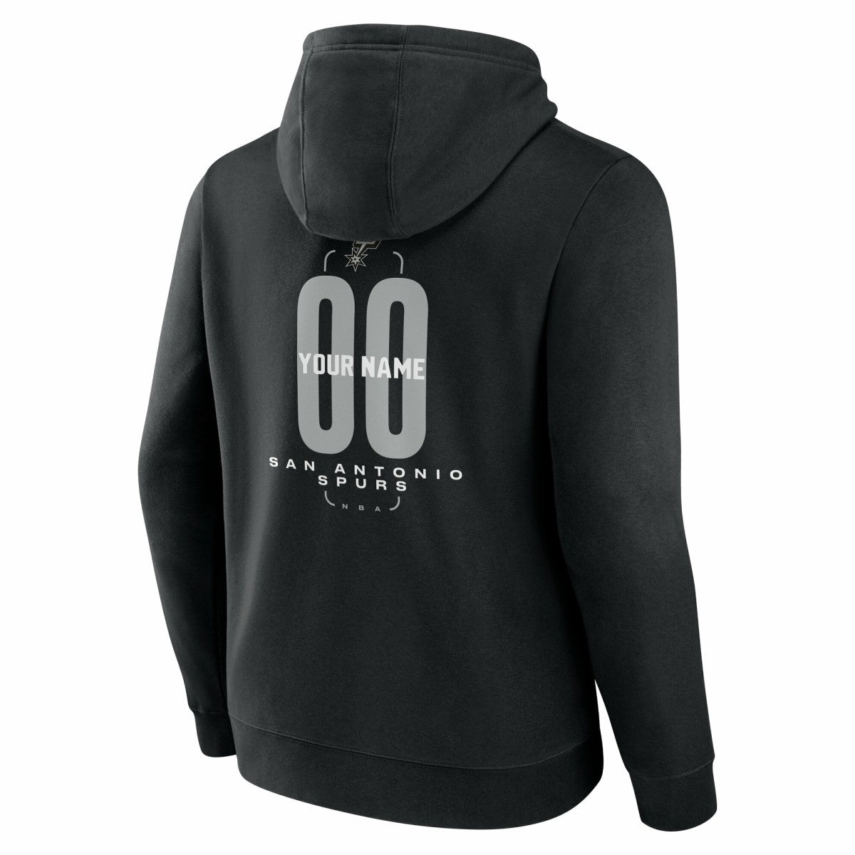 San Antonio Spurs Center Court Name & Number Custom Hoodie