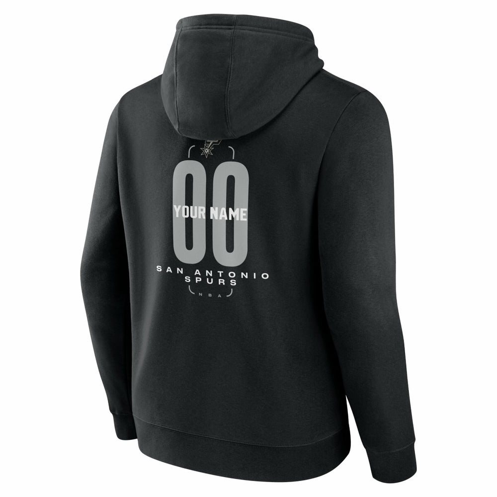San Antonio Spurs Center Court Name & Number Custom Hoodie