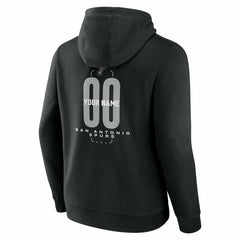 San Antonio Spurs Center Court Name & Number Custom Hoodie