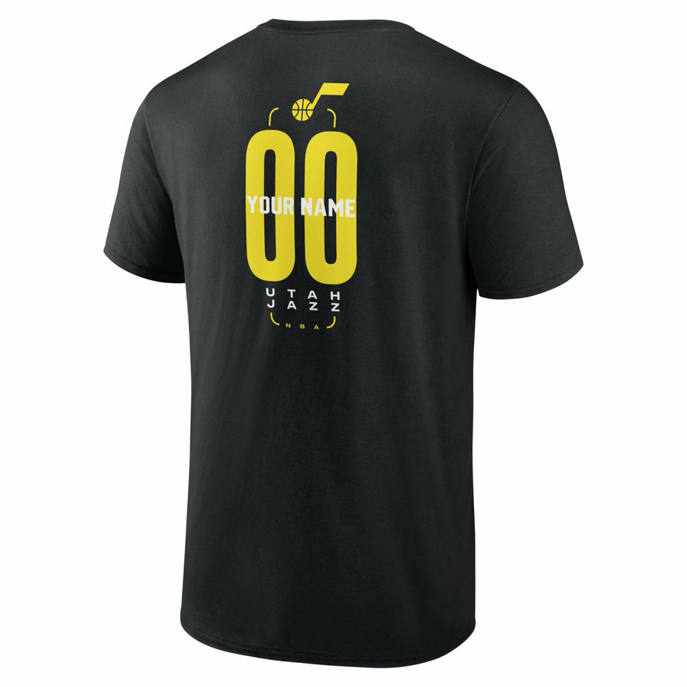 Utah Jazz Center Court Name & Number Custom T-Shirt