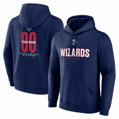 Washington Wizards Center Court Name & Number Custom Hoodie