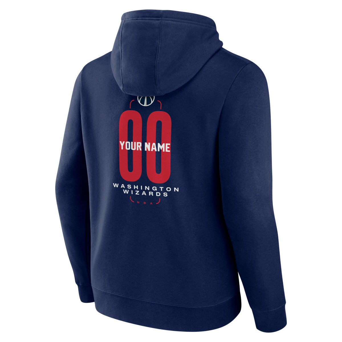 Washington Wizards Center Court Name & Number Custom Hoodie