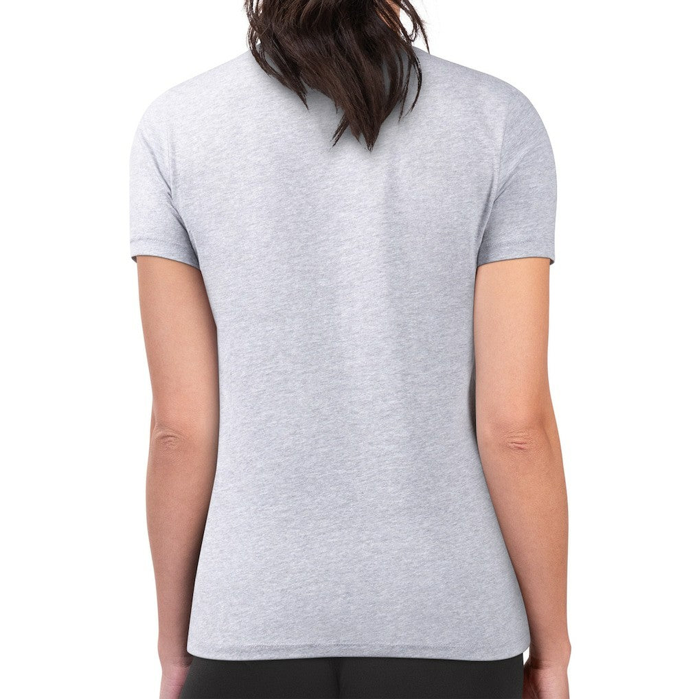 Brooklyn Nets G-III 4Her by Carl Banks Women's Super-Slim Lightweight Pinstripe Circle Graphic T-Shirt