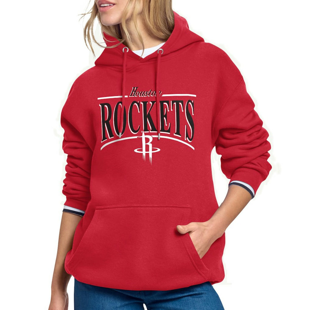 Houston Rockets Starter Women's Arch Stripe Fleece Hoodie sale