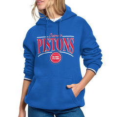 Detroit Pistons Starter Women's Arch Stripe Fleece Hoodie sale