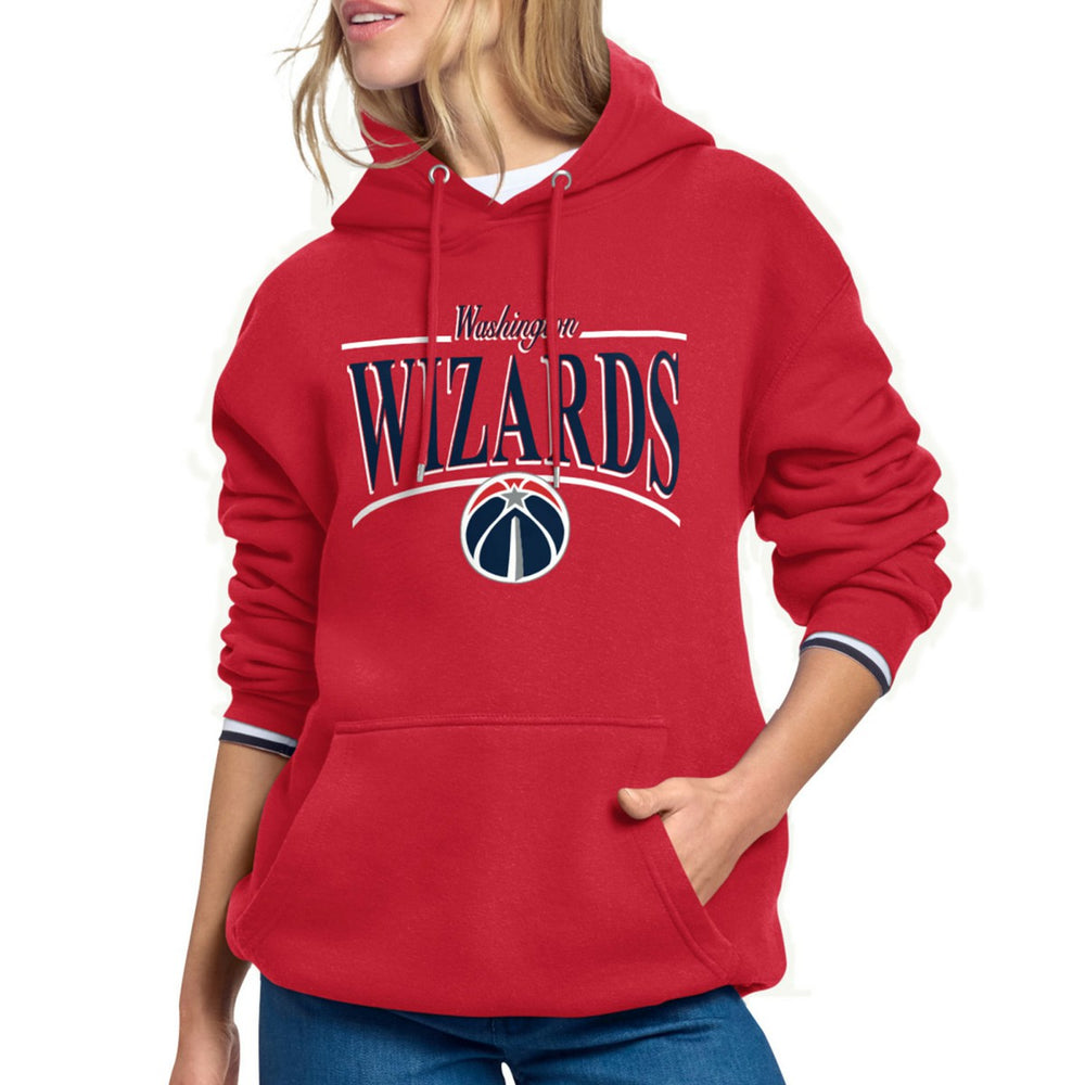 Washington Wizards Starter Women's Arch Stripe Fleece Hoodie