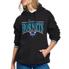 Charlotte Hornets Starter Women's Arch Stripe Fleece Hoodie