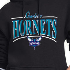 Charlotte Hornets Starter Women's Arch Stripe Fleece Hoodie