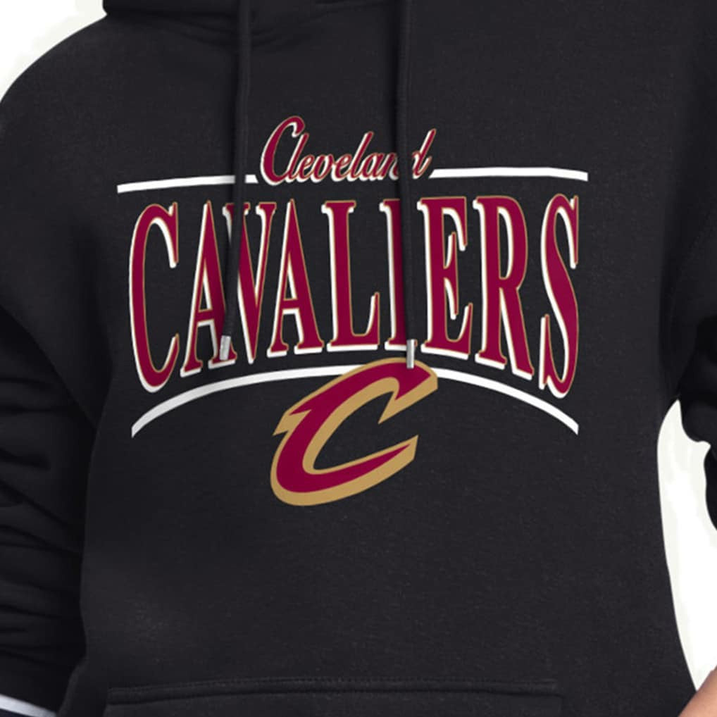 Cleveland Cavaliers Starter Women's Arch Stripe Fleece Hoodie sale