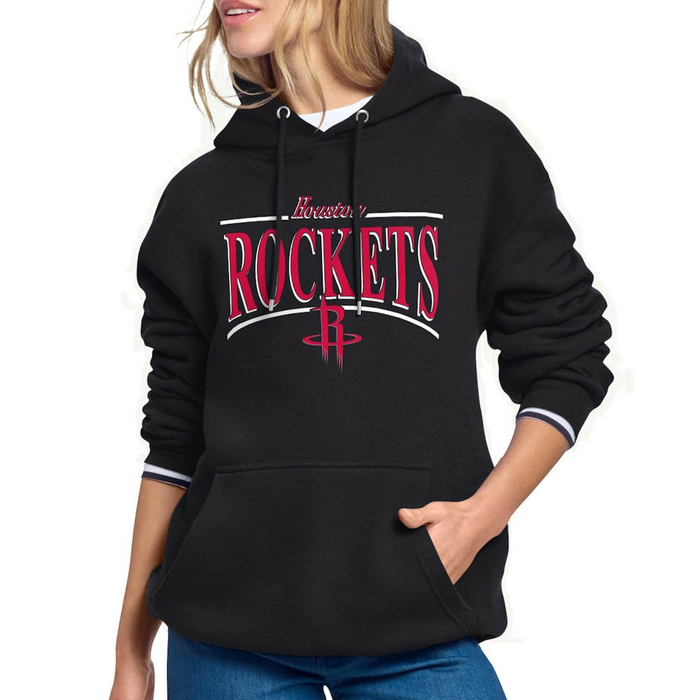 Houston Rockets Starter Women's Arch Stripe Fleece Hoodie sale
