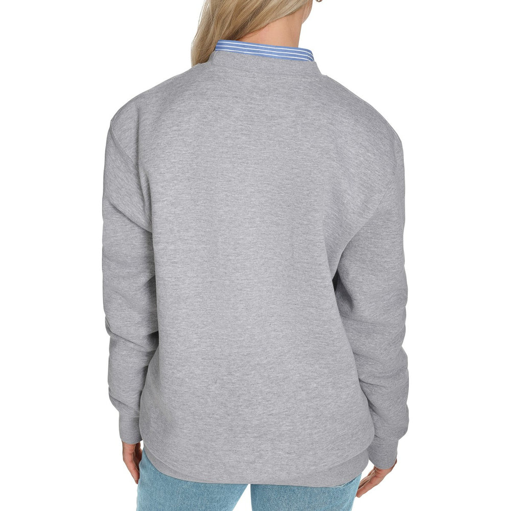 Washington Wizards Starter Women's Arch Stripe Fleece Crewneck Sweatshirt