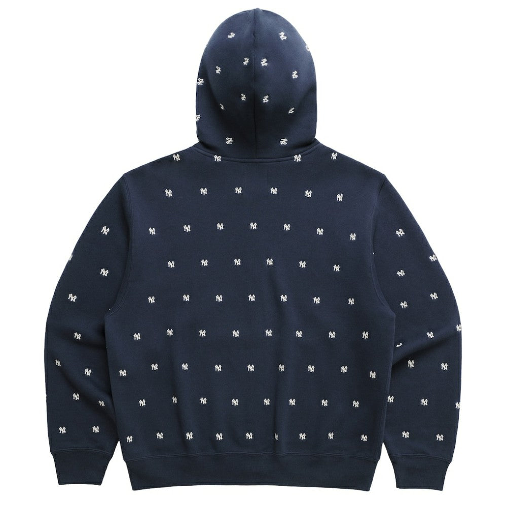 Navy New York Yankees Madhappy Unisex All Over Fleece Full-Zip Hoodie