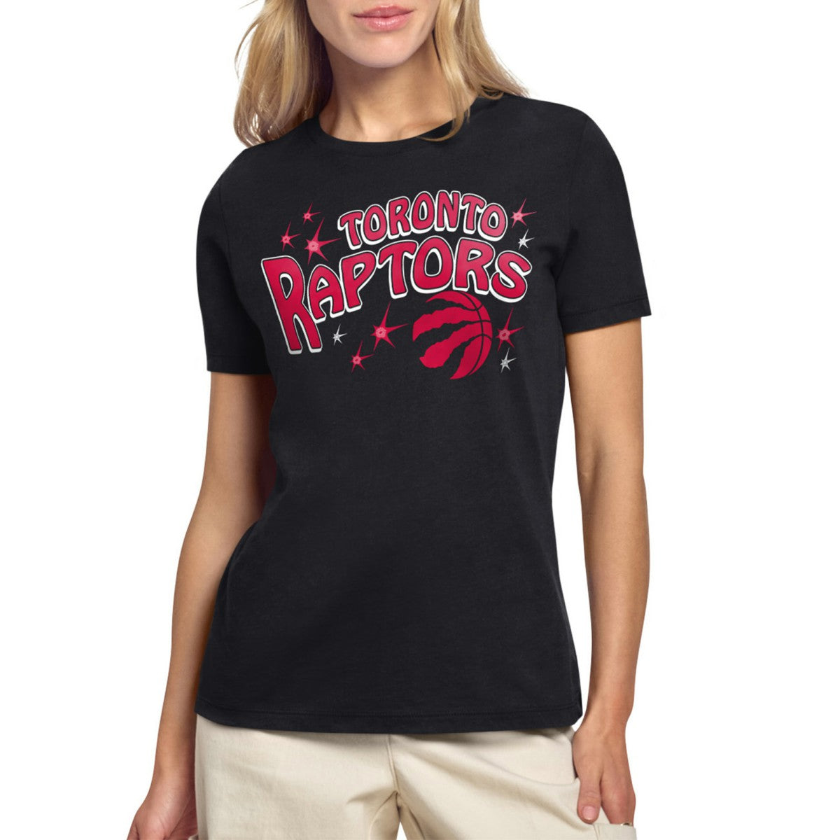 Toronto Raptors Starter Women's Fireworks T-Shirt