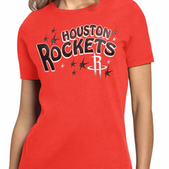 Houston Rockets Starter Women's Fireworks T-Shirt