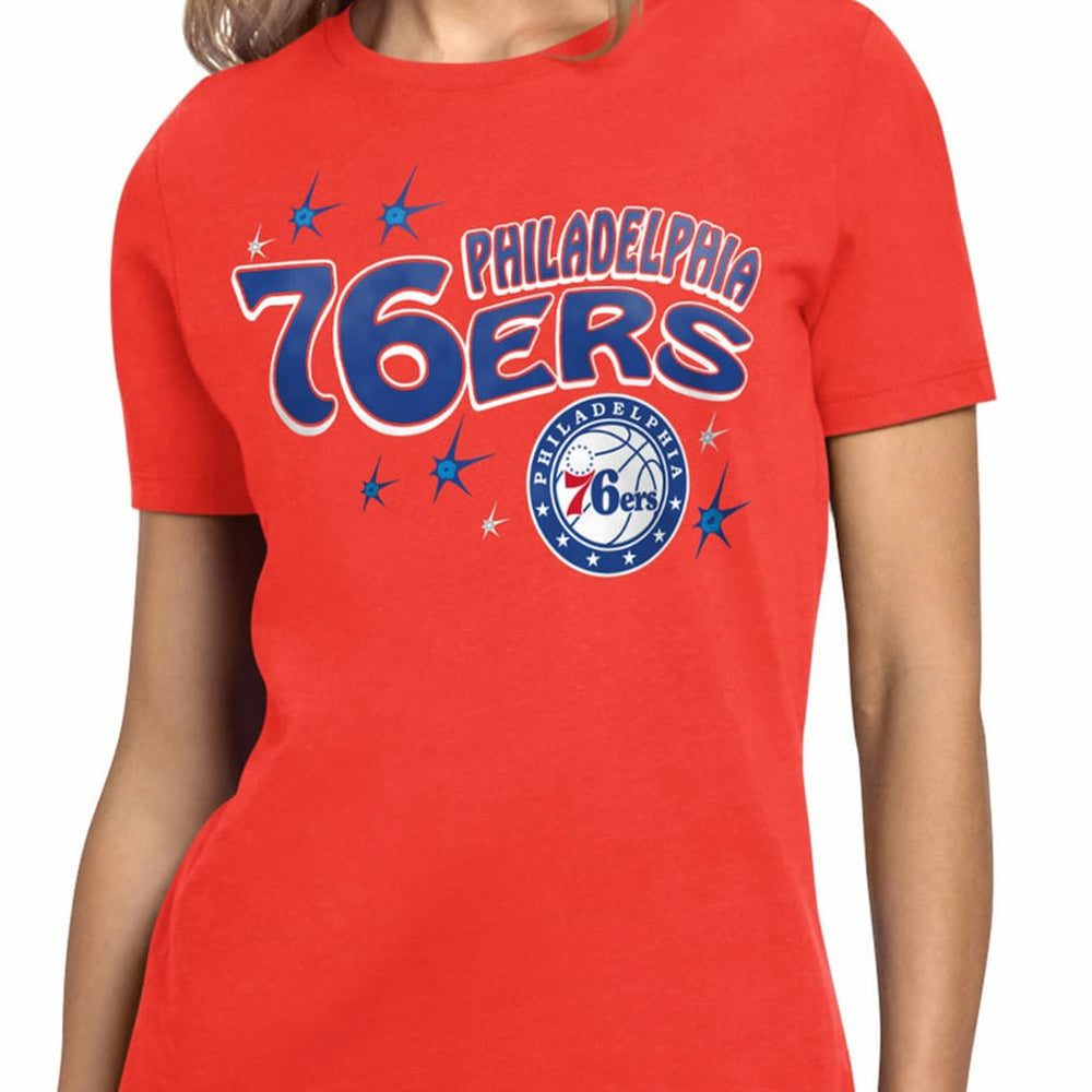 Philadelphia 76ers Starter Women's Fireworks T-Shirt