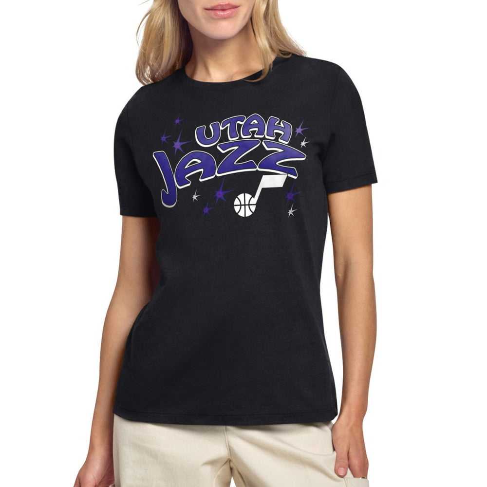 Utah Jazz Starter Women's Fireworks T-Shirt