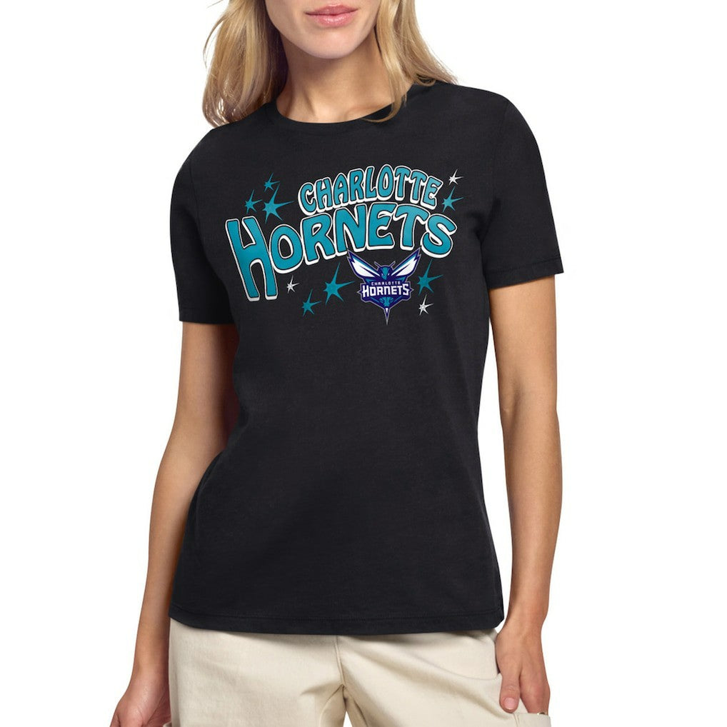 Charlotte Hornets Starter Women's Fireworks T-Shirt