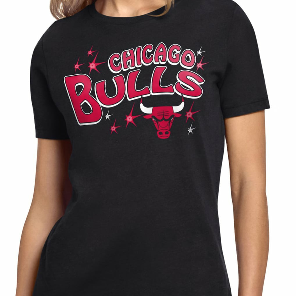 Chicago Bulls Starter Women's Fireworks T-Shirt sale