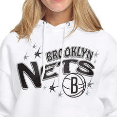 Brooklyn Nets Starter Women's Fireworks Fleece Hoodie