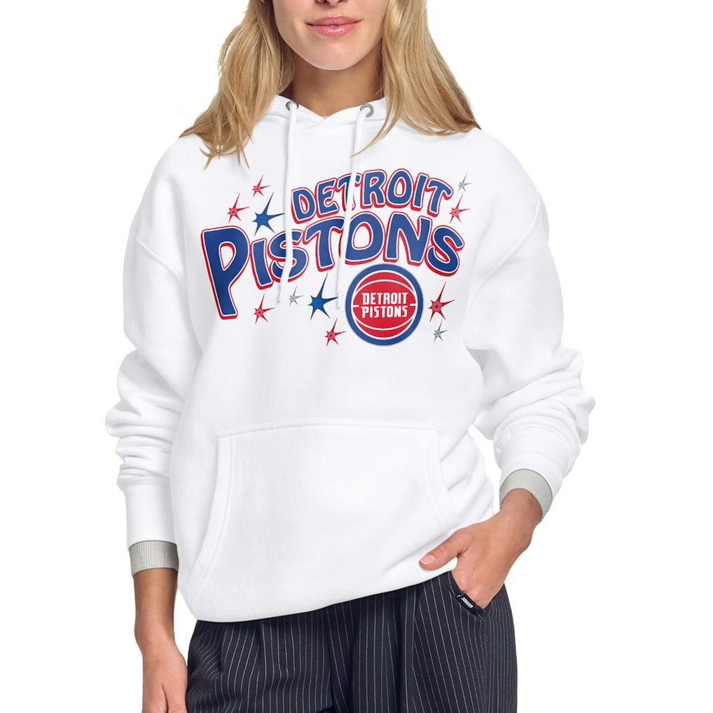 Detroit Pistons Starter Women's Fireworks Fleece Hoodie sale