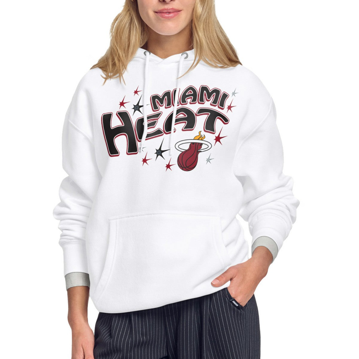Miami Heat Starter Women's Fireworks Fleece Hoodie