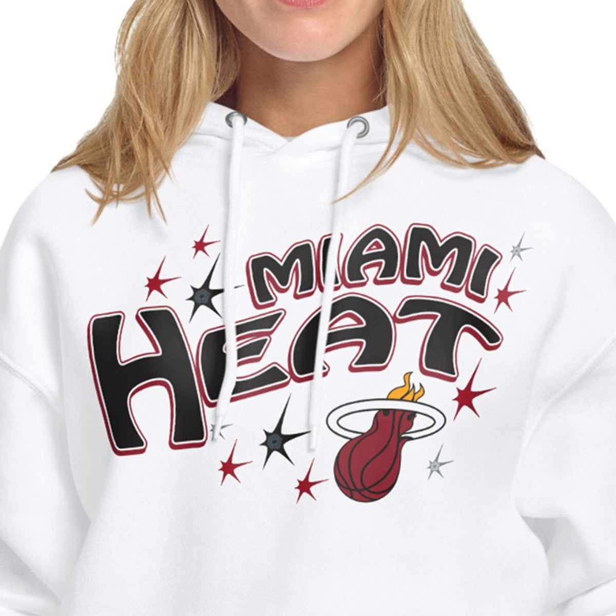 Miami Heat Starter Women's Fireworks Fleece Hoodie