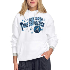 Minnesota Timberwolves Starter Women's Fireworks Fleece Hoodie