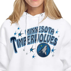 Minnesota Timberwolves Starter Women's Fireworks Fleece Hoodie