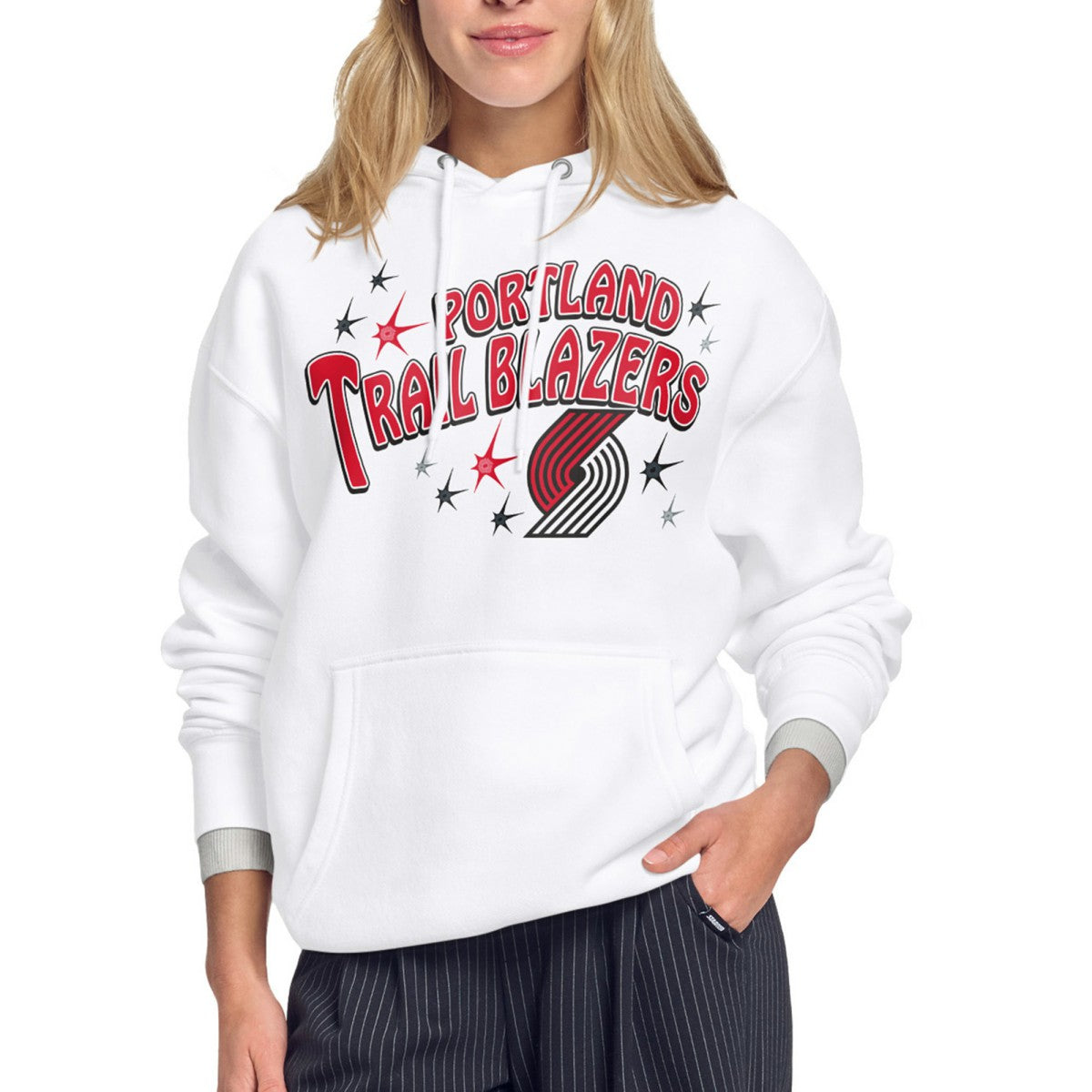 Portland Trail Blazers Starter Women's Fireworks Fleece Hoodie