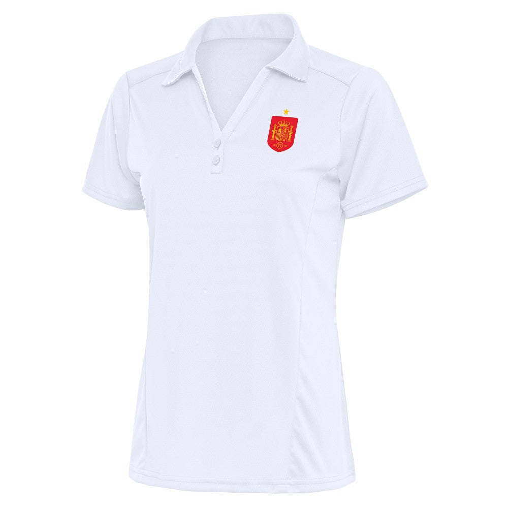 Spain National Team Antigua Women's Statement Y-Neck Polo