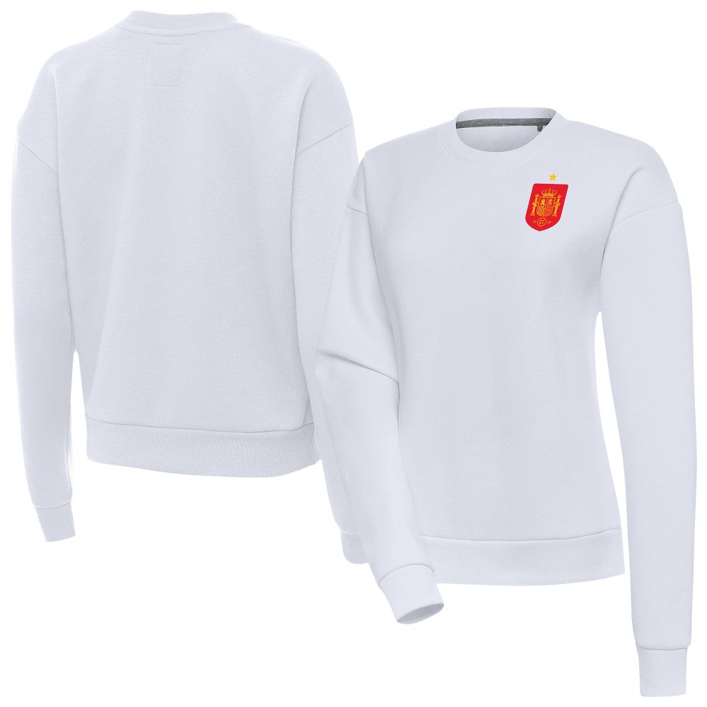 Spain National Team Antigua Women's Takeover Fleece Sweatshirt