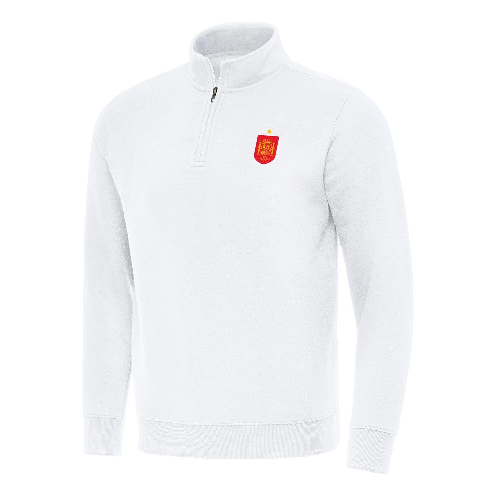 Spain National Team Antigua Landslide Quarter-Zip Pullover
