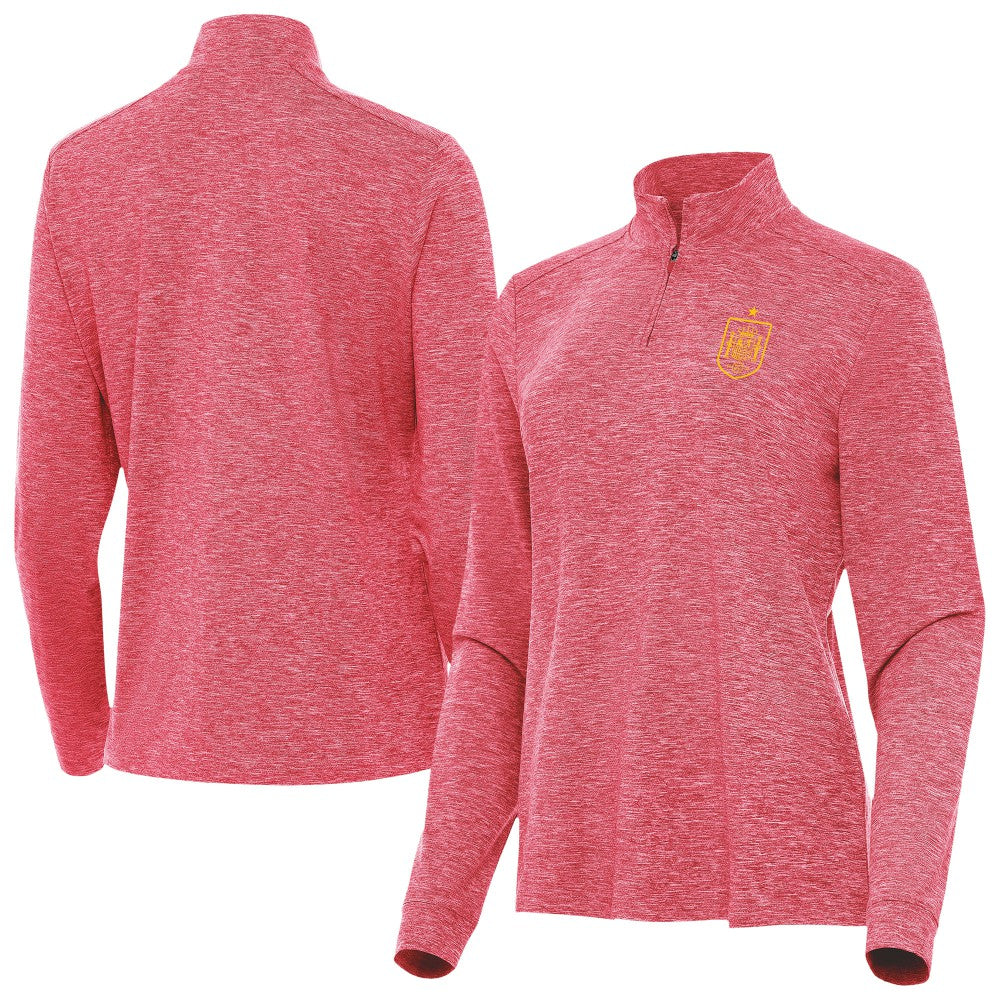Spain National Team Antigua Women's Quarter-Zip Pullover