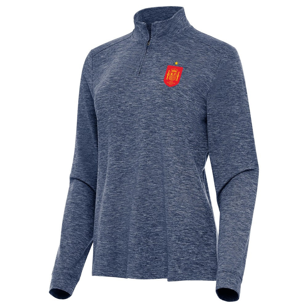 Spain National Team Antigua Women's Quarter-Zip Pullover