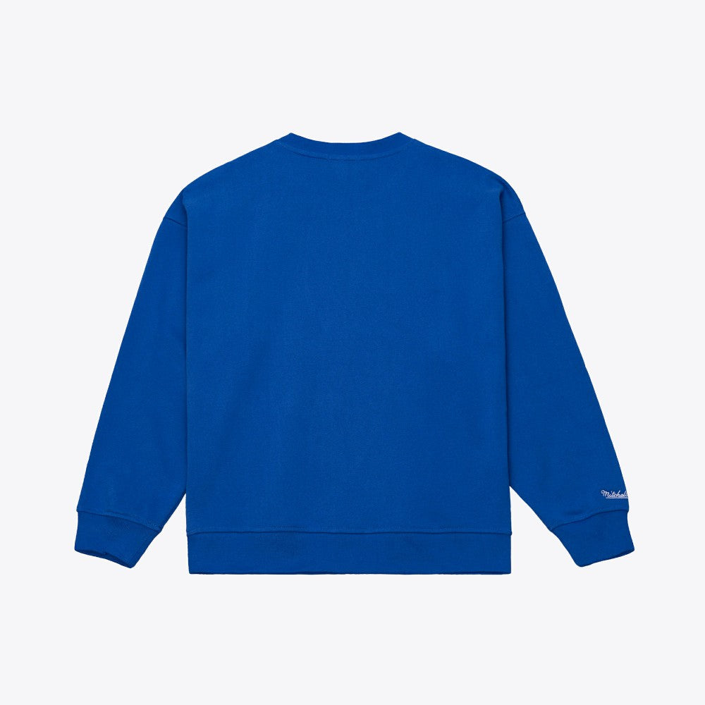 Royal Los Angeles Dodgers Mitchell & Ness Women's Script Sweatshirt