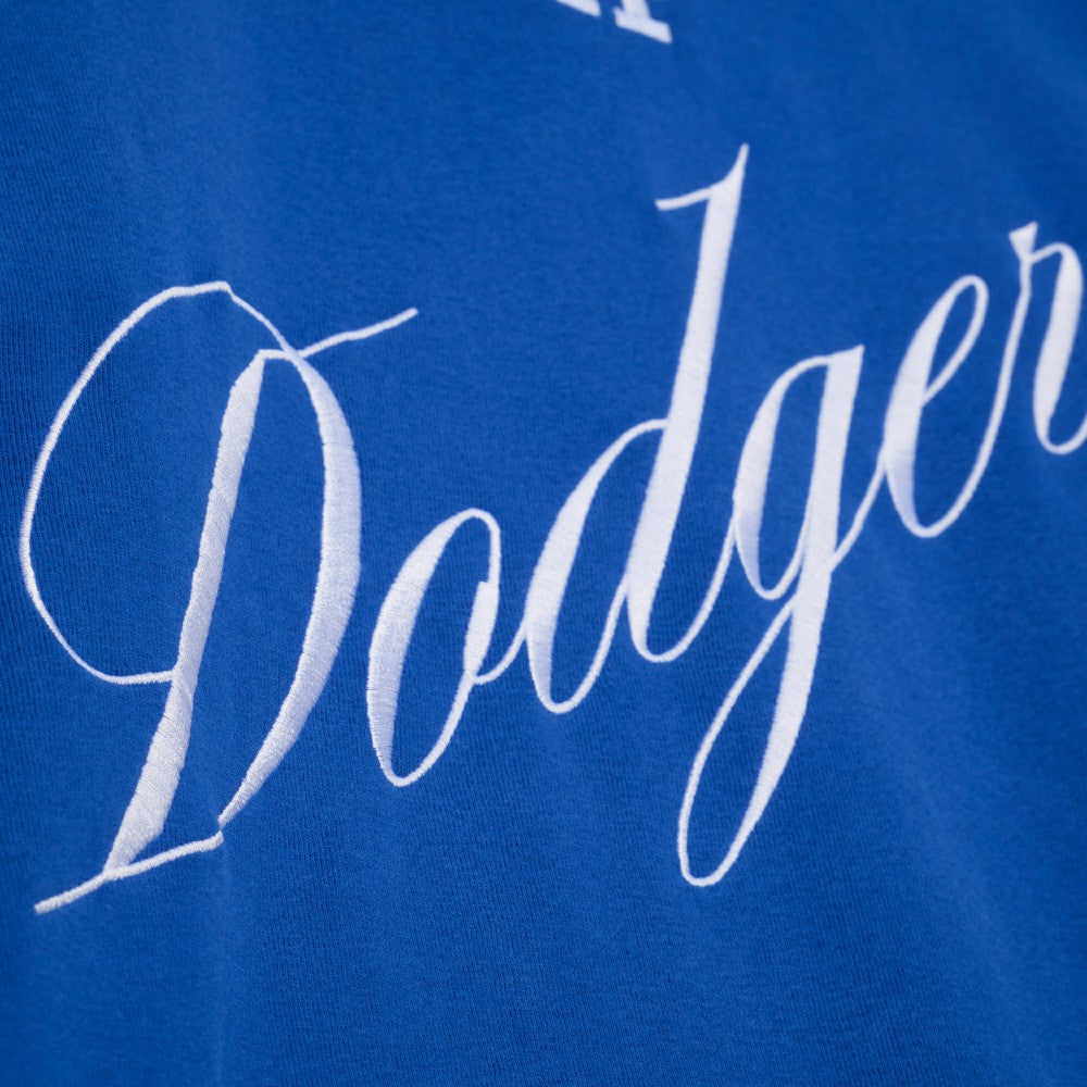 Royal Los Angeles Dodgers Mitchell & Ness Women's Script Sweatshirt