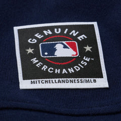 Navy Atlanta Braves Mitchell & Ness Women's Script Sweatshirt