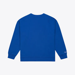 Royal Chicago Cubs Mitchell & Ness Women's Script Sweatshirt