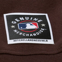 Brown San Diego Padres Mitchell & Ness Women's Script Sweatshirt