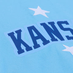 Light Blue Kansas City Royals Mitchell & Ness Women's Pep Rally Cropped Boxy T-Shirt