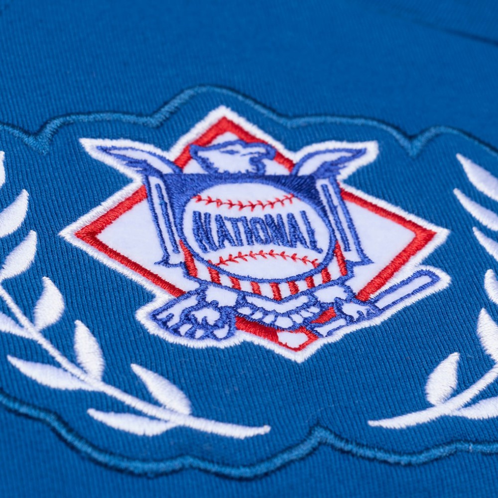 Royal Los Angeles Dodgers Mitchell & Ness Women's Pep Rally Cropped Boxy T-Shirt