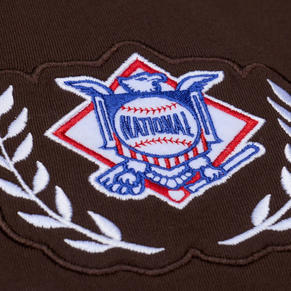 Brown San Diego Padres Mitchell & Ness Women's Pep Rally Cropped Boxy T-Shirt