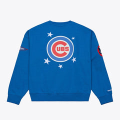 Royal Chicago Cubs Mitchell & Ness Women's Pep Rally Sweatshirt
