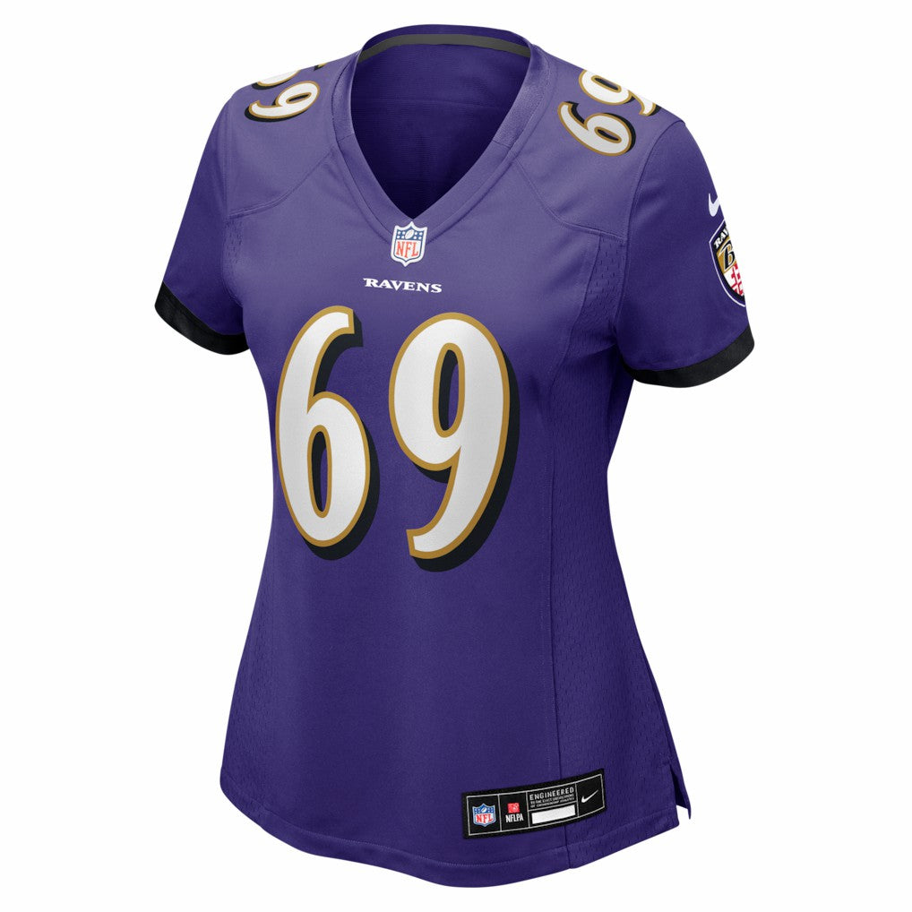 Josh Tupou  Women's Team Game Jersey - Baltimore Ravens Jerseys