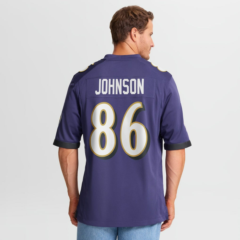 Cornelius Johnson  Team Game Jersey - Baltimore Ravens Jerseys
